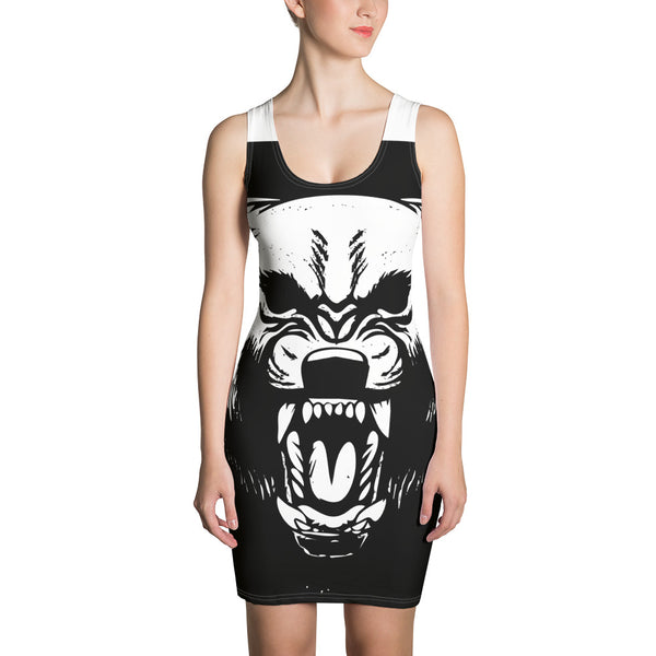 Wolf Sublimation Cut & Sew Dress