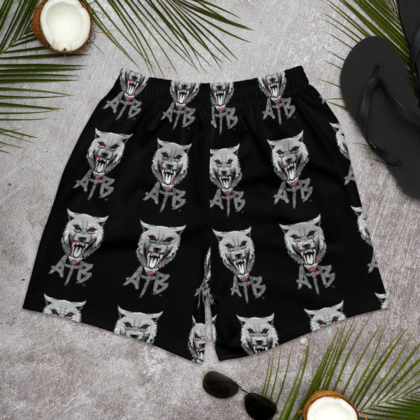 Alpha The Beginning All Over Print Men's Athletic Long Shorts