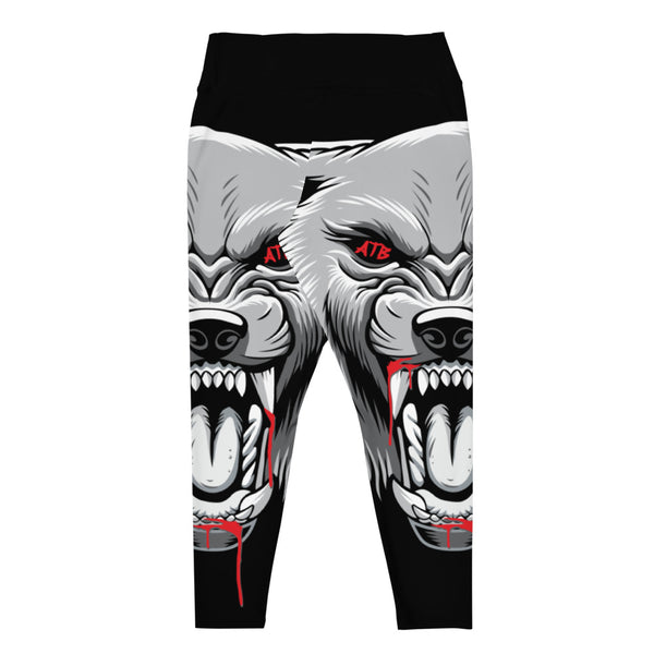 ATB Wolf Women's All-Over Print Plus Size Leggings