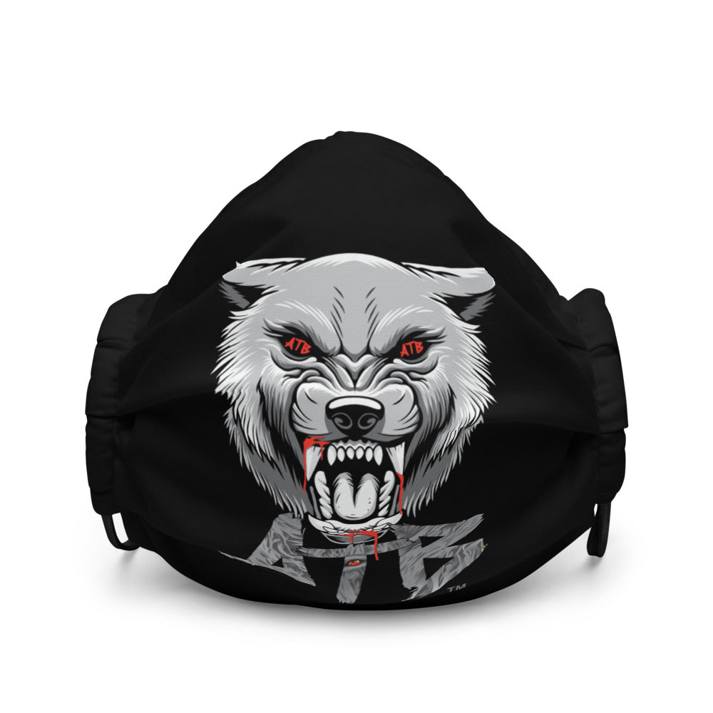 ATB Wolf Black Premium face mask