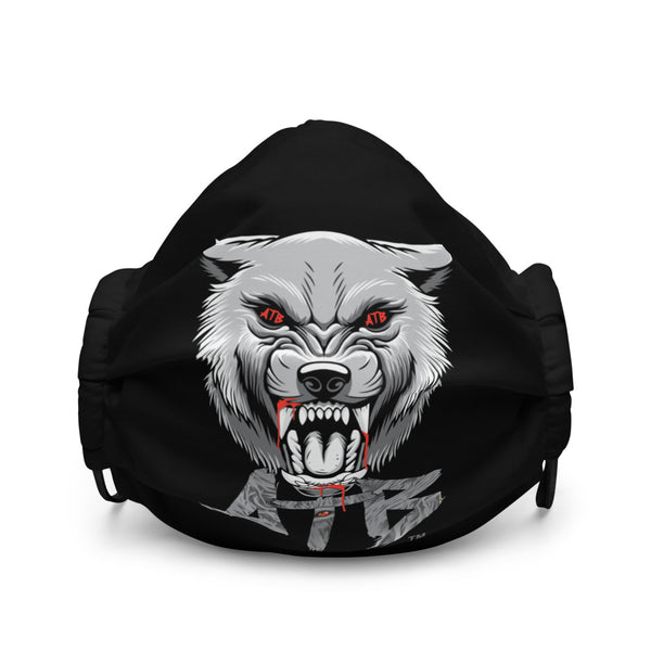 ATB Wolf Black Premium face mask