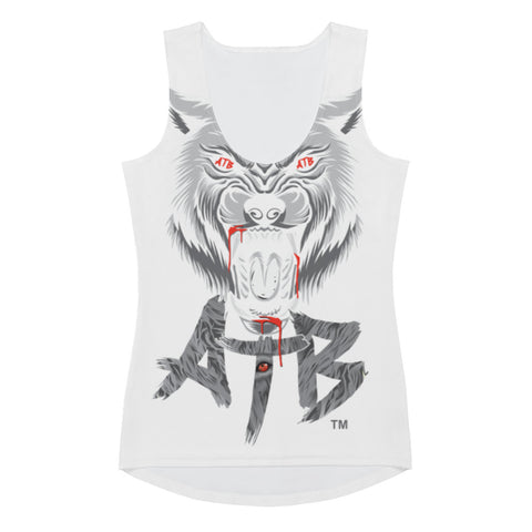 ATB Wolf Center Sublimation Women's Cut & Sew Tank Top