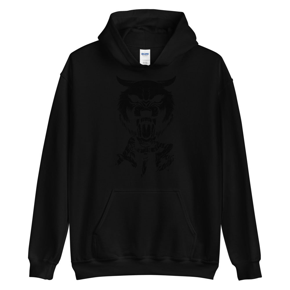 ATB Trace Wolf Screen Print Unisex Hoodie