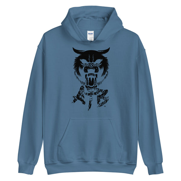 ATB Trace Wolf Screen Print Unisex Hoodie