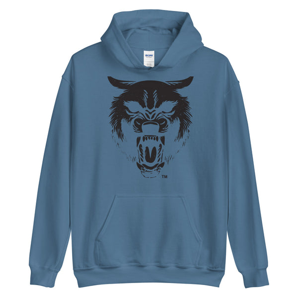 Solo Trace Wolf Screen Print Unisex Hoodie