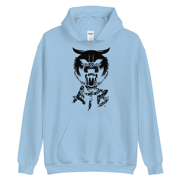 ATB Trace Wolf Screen Print Unisex Hoodie