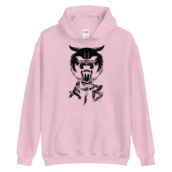 ATB Trace Wolf Screen Print Unisex Hoodie