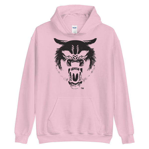 Solo Trace Wolf Screen Print Unisex Hoodie