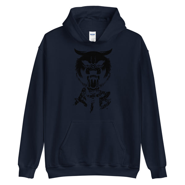ATB Trace Wolf Screen Print Unisex Hoodie