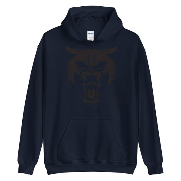 Solo Trace Wolf Screen Print Unisex Hoodie