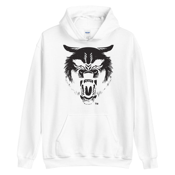 Solo Trace Wolf Screen Print Unisex Hoodie