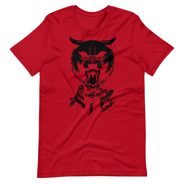 ATB Trace Wolf Screen Print Short-Sleeve Unisex T-Shirt